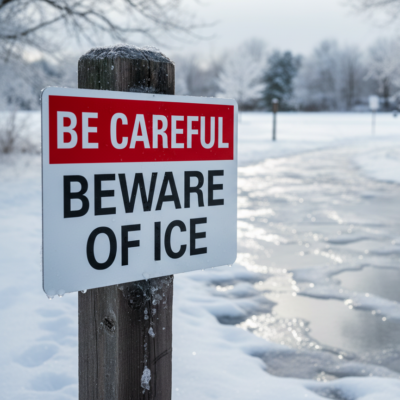 Be Careful Beware Of Ice