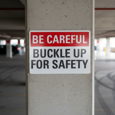 Be Careful Buckle Up For Safety