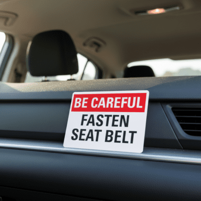 Be Careful Fasten Seat Belt