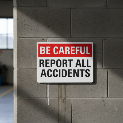Be Careful Report All Accidents