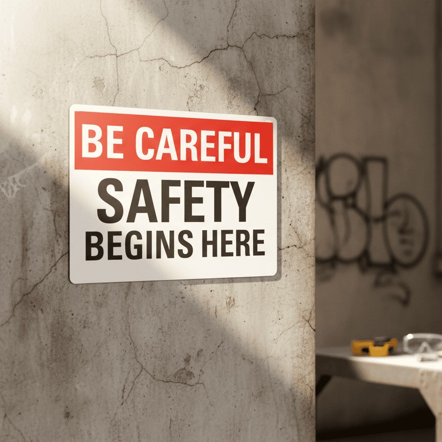 Be Careful Safety Begins Here