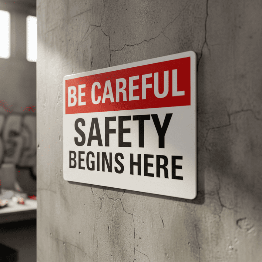 Be Careful Safety Begins Here - Image 2