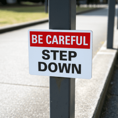 Be Careful Step Down
