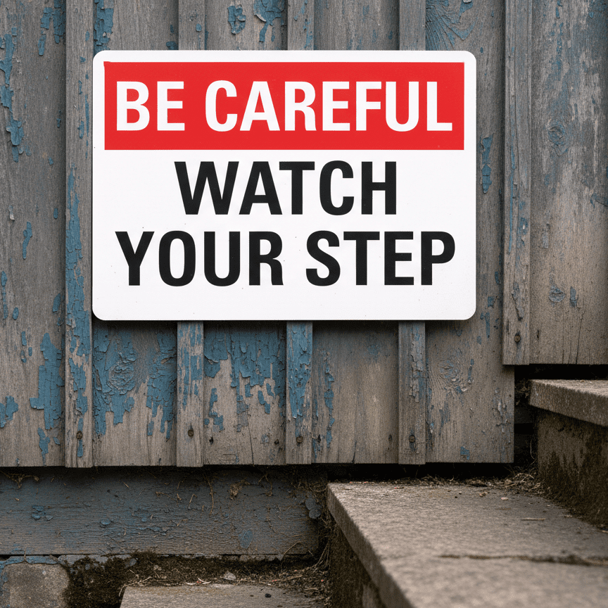 Be Careful Watch Your Step - Image 2
