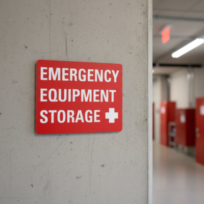 Emergency Equipment Storage