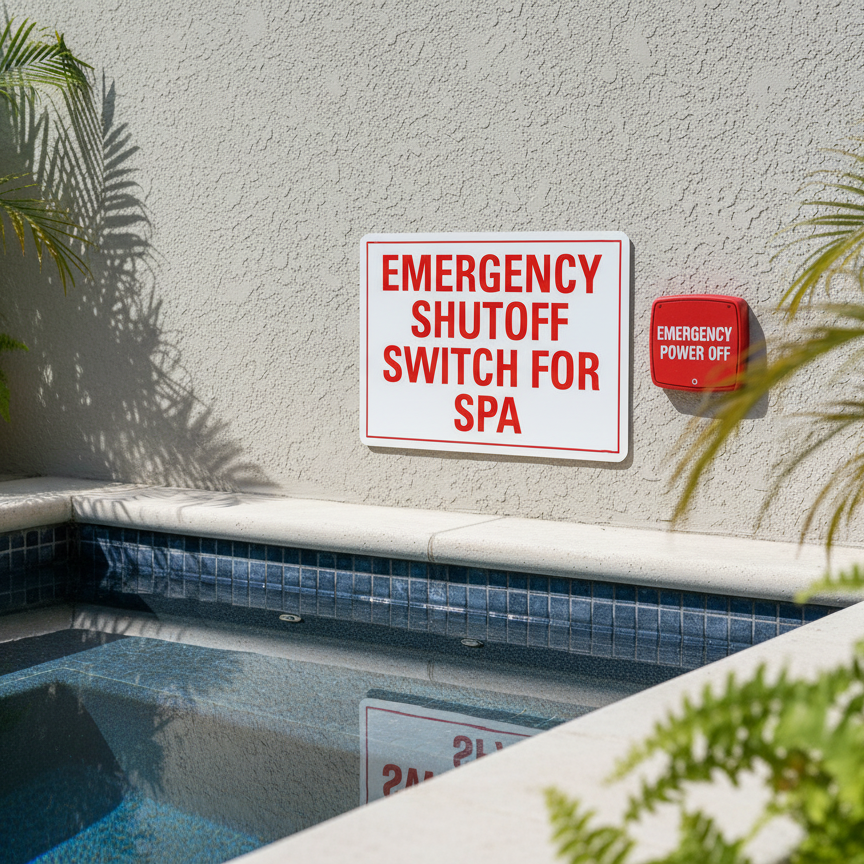 Emergency Shutoff Switch For Spa