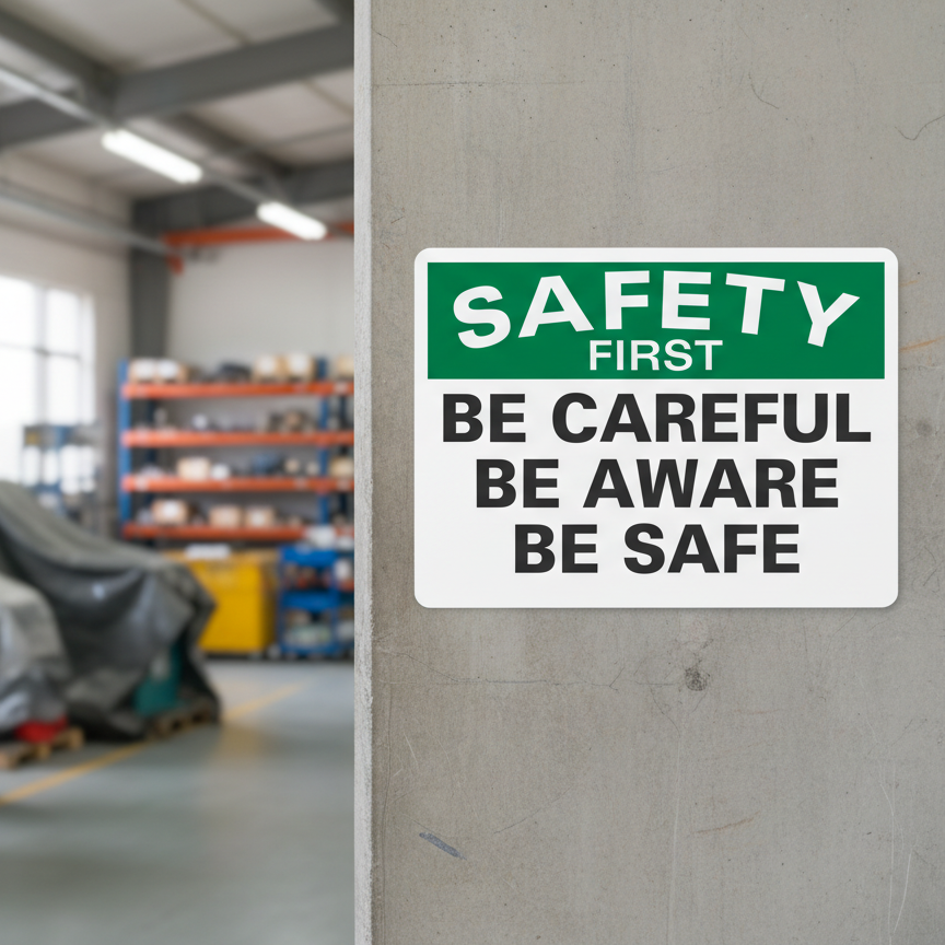 Safety First Be Careful Be Aware Be Safe - Image 2