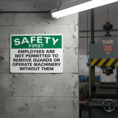 Safety First Employees Are Not Permitted To