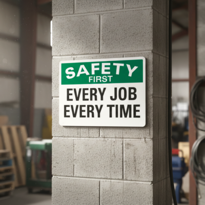 Safety First Every Job Every Time