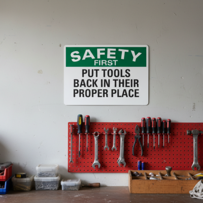 Safety First Put Tools Back In Their Proper Place