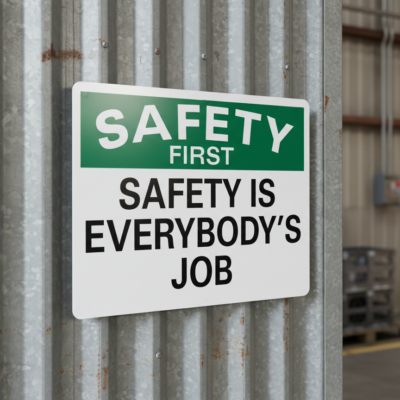 Safety First Safety Is Everybody'S Job