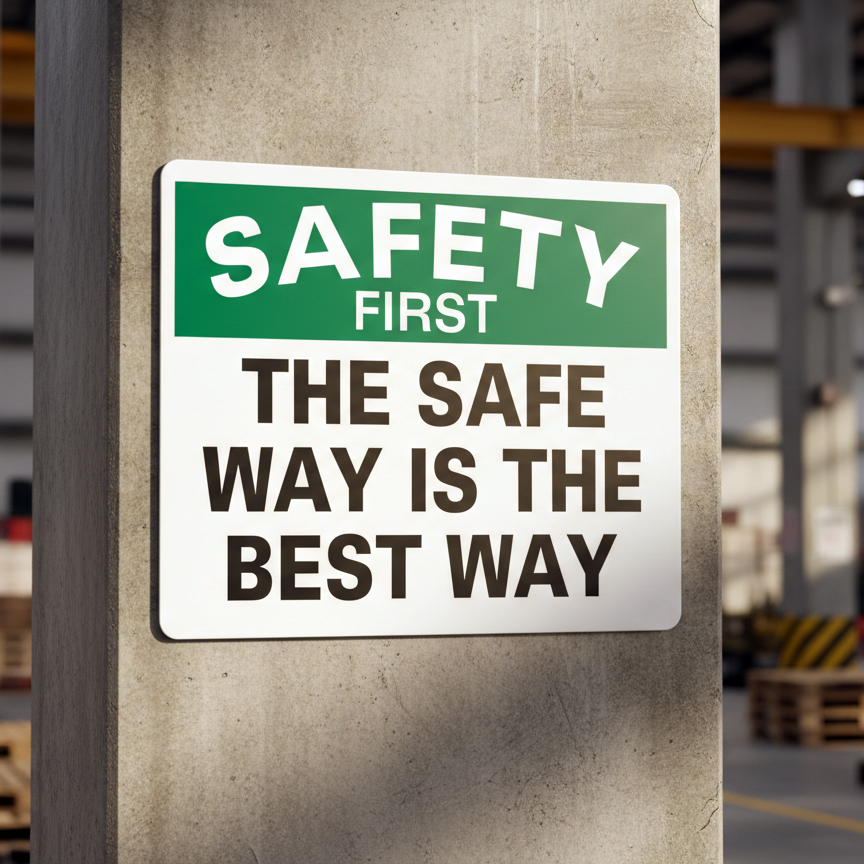 Safety First The Safe Way Is The Best Way - Image 2