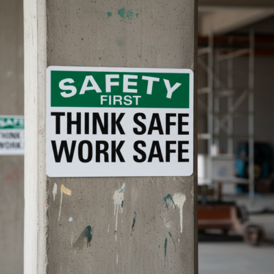 Safety First Think Safe Work Safe