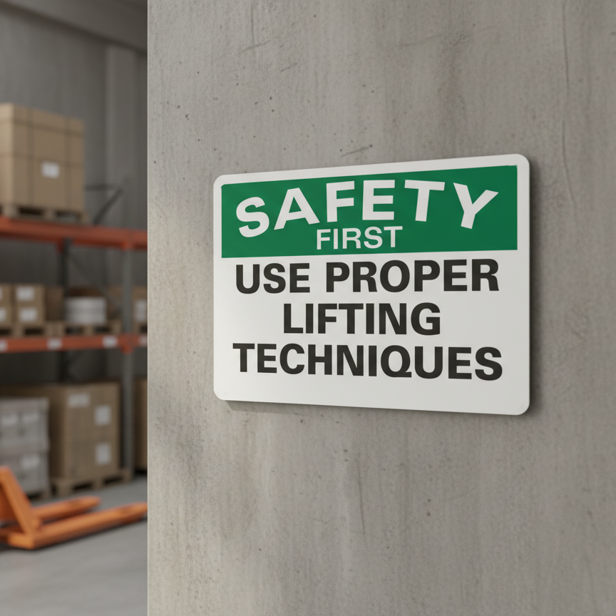 Safety First Use Proper Lifting Techniques - Image 2