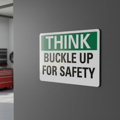 Think Buckle Up For Safety