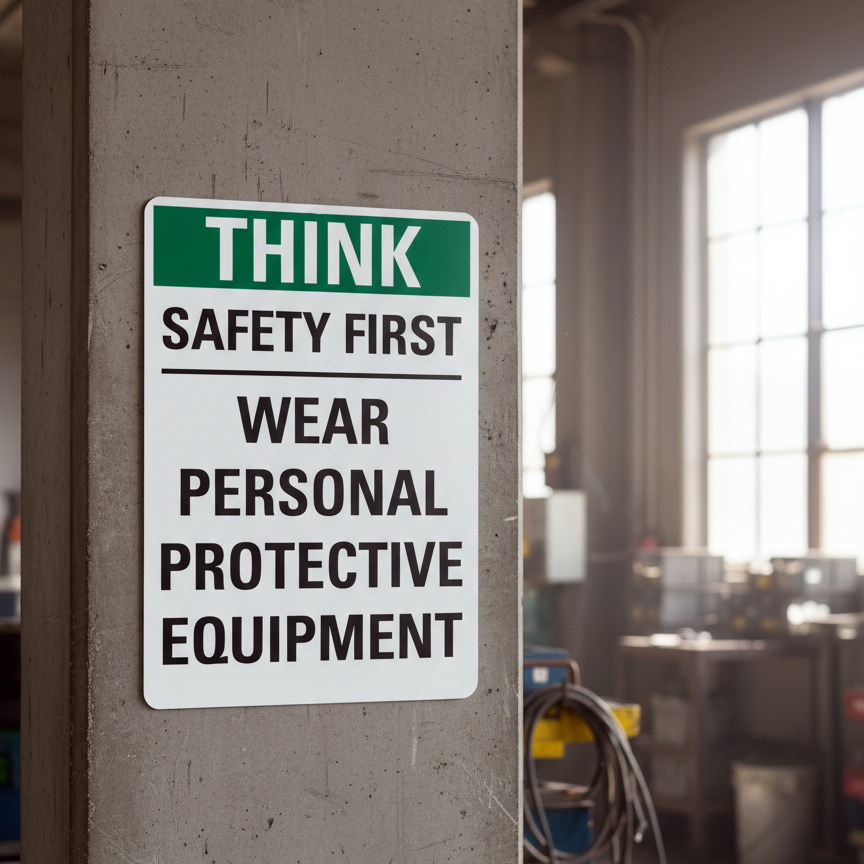 Think Safety First Wear Personal Protective