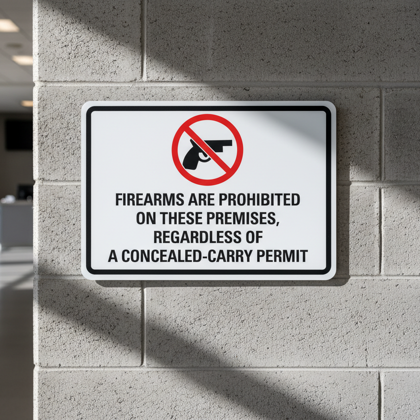 (Sym) Firearms Are Prohibited On These Premises Regardless - Image 2
