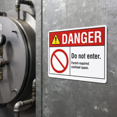 Danger Do not enter. Permit-required confined space.