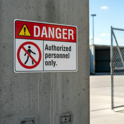 Danger Authorized personnel only.