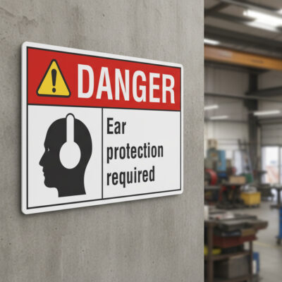 Danger Ear protection required