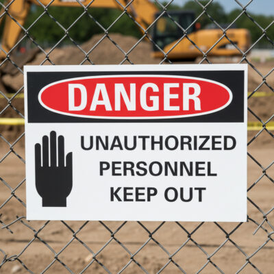 Danger Unauthorized personnel keep out