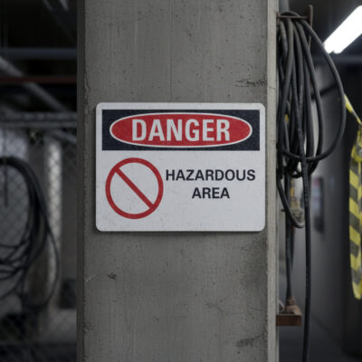 Danger Hazardous area