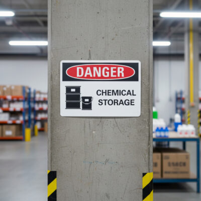 Danger Chemical storage