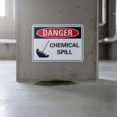 Danger Chemical spill