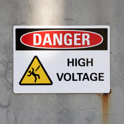 Danger High voltage
