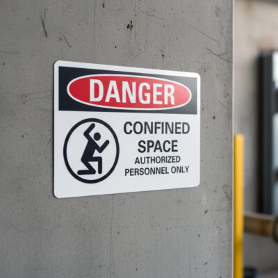 Danger Confined space authorized personnel only