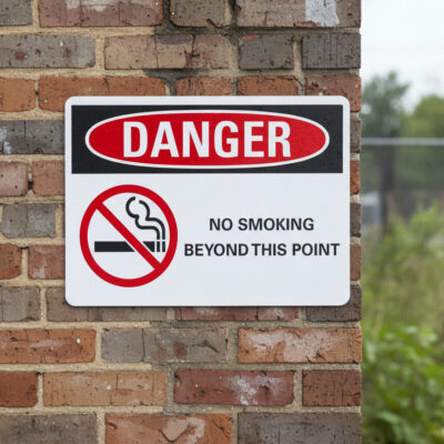No smoking beyond this point English