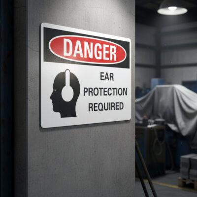 Danger Ear protection required