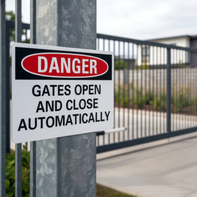 Danger Gates open and close automatically