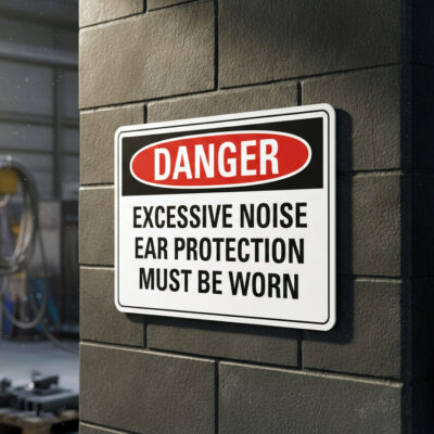 Danger Excessive noise ear protection must be worn