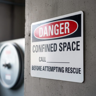 Danger Confined space call ___________ before