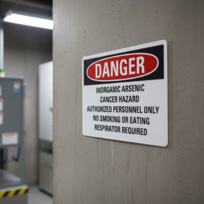 Danger Inorganic arsenic cancer hazard authorized