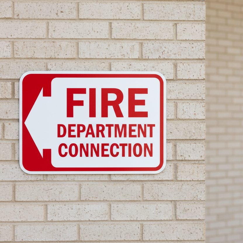 (Left Arrow) Fire Department Connection - Image 2